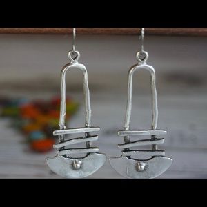 Bohemian drop earrings